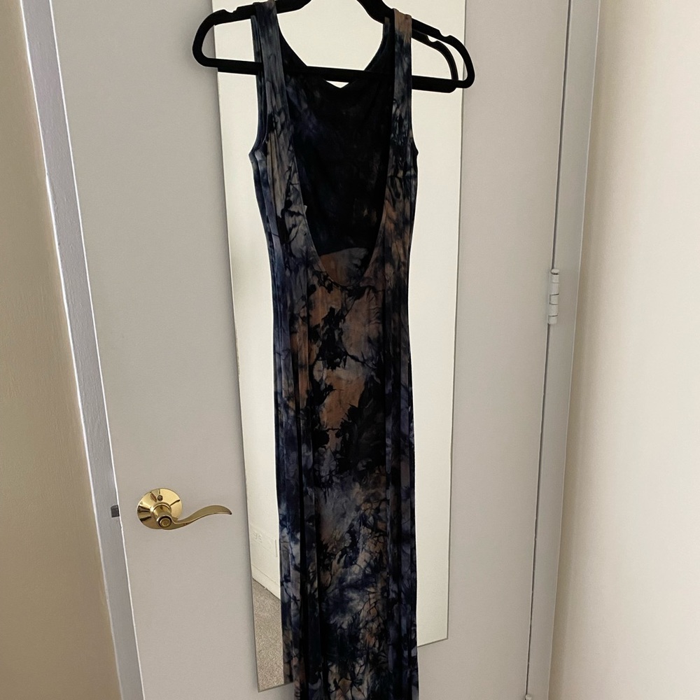 Backless Tie Dye Dress